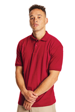 Hanes EcoSmart 5.2-Ounce Jersey Knit Sport Shirt - 054X