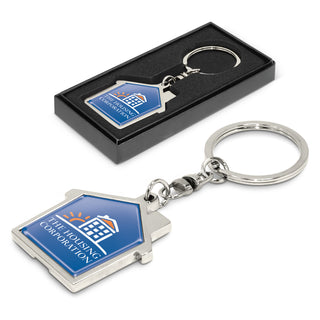 Agogo House Metal Key Ring - 100322