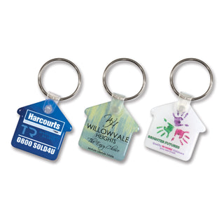 Agogo Flexi Resin Key Ring - House - 105796