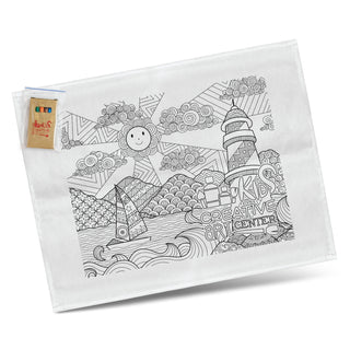 Printwear Cotton Colouring Tea Towel - 116594