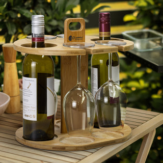 Agogo Bamboo Wine Rack - 122280