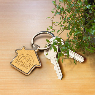 Agogo Santo House Shaped Key Ring - 123015