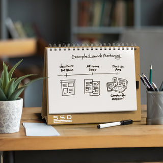 Agogo Desk Whiteboard Notebook - 124142