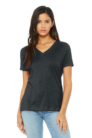 BELLA+CANVAS Women's Relaxed Heather CVC V-Neck Tee - BC6405CVC