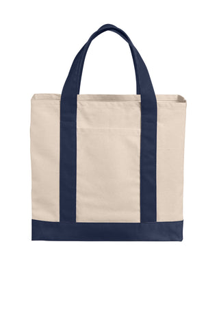 Port Authority Cotton Canvas Two-Tone Tote - BG429