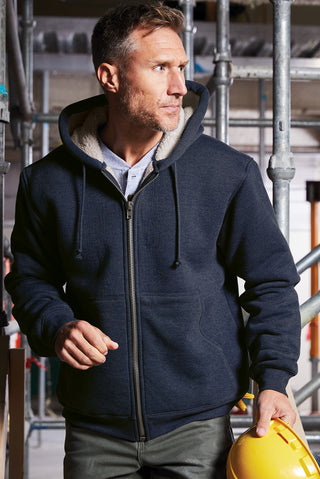 CornerStone Heavyweight Sherpa-Lined Hooded Fleece Jacket - CS625