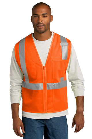 CornerStone ANSI 107 Class 2 Mesh Zippered Vest - CSV102