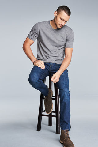 District  Perfect Tri V-Neck Tee - DT1350