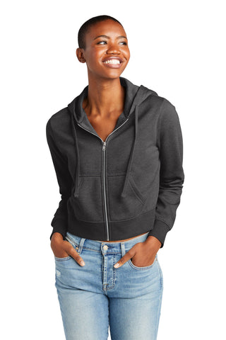 District Women's V.I.T. Fleece Full-Zip Hoodie - DT6103