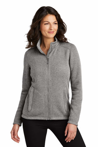 Port Authority Ladies Arc Sweater Fleece Jacket - L428
