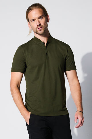 Mercer+Mettle Stretch Pique Henley - MM1008