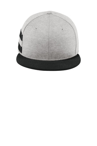 New Era Shadow Heather Striped Flat Bill Snapback Cap - NE408