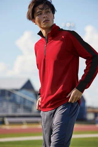 Sport-Tek Sport-Wick Textured Colorblock 1/4-Zip Pullover - ST861