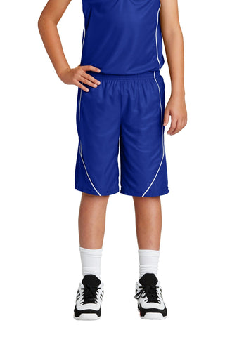 Sport-Tek Youth PosiCharge Mesh Reversible Spliced Short - YT565