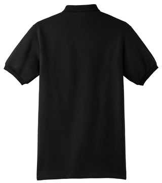 Hanes EcoSmart 5.2-Ounce Jersey Knit Sport Shirt (Black)