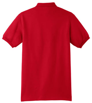 Hanes EcoSmart 5.2-Ounce Jersey Knit Sport Shirt (Deep Red)