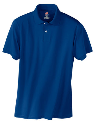 Hanes EcoSmart 5.2-Ounce Jersey Knit Sport Shirt (Deep Royal)