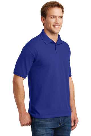 Hanes EcoSmart 5.2-Ounce Jersey Knit Sport Shirt (Deep Royal)