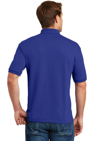 Hanes EcoSmart 5.2-Ounce Jersey Knit Sport Shirt (Deep Royal)