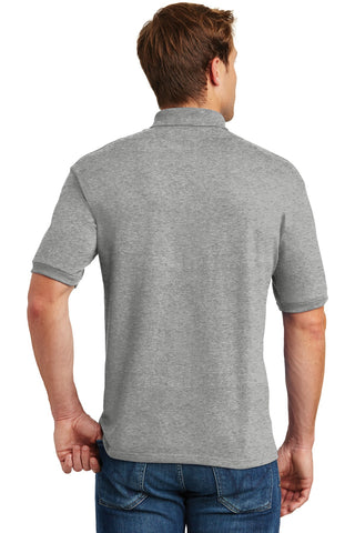 Hanes EcoSmart 5.2-Ounce Jersey Knit Sport Shirt (Light Steel)