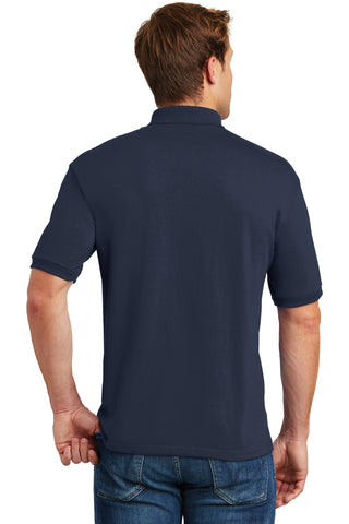 Hanes EcoSmart 5.2-Ounce Jersey Knit Sport Shirt (Navy)