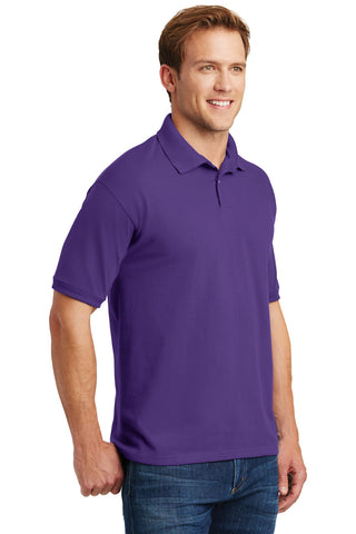 Hanes EcoSmart 5.2-Ounce Jersey Knit Sport Shirt (Purple)