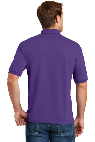 Hanes EcoSmart 5.2-Ounce Jersey Knit Sport Shirt (Purple)