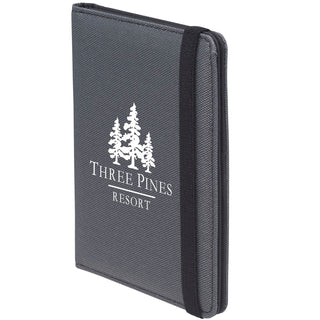 Printwear Deluxe Recycled Passport Wallet (Charcoal)