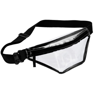 Printwear Clear Fanny Pack (Black)