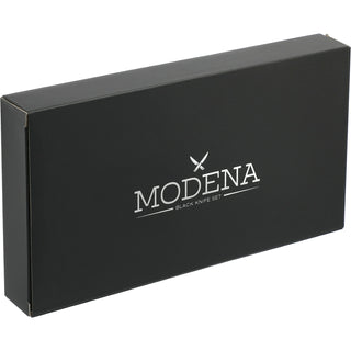 Printwear Modena Black Knife Set (Black)