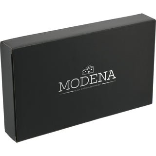 Printwear Modena Black Cheese & Serving Set (Black)