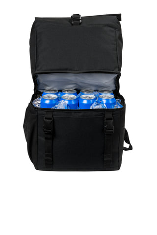 Port Authority 18-Can Backpack Cooler (Black)