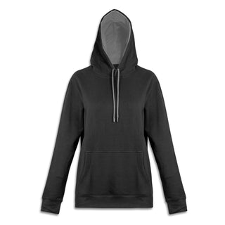 Printwear Studio Contrast Unisex Hoodie (Black/Light Grey)