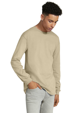 American Apparel Heavyweight Unisex Long Sleeve T-Shirt (Sand)