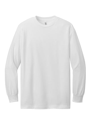 American Apparel Heavyweight Unisex Long Sleeve T-Shirt (White)