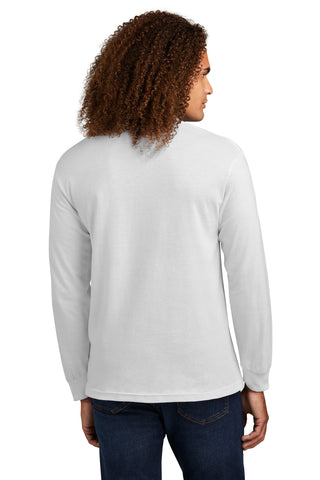 American Apparel Heavyweight Unisex Long Sleeve T-Shirt (White)