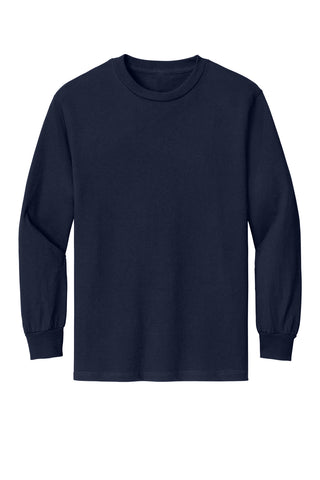 American Apparel Heavyweight Unisex Long Sleeve T-Shirt (True Navy)