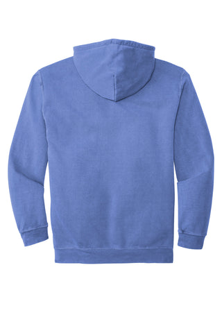 COMFORT COLORS Ring Spun Hooded Sweatshirt (Flo Blue)