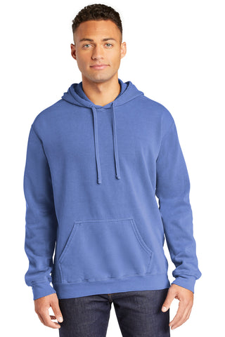 COMFORT COLORS Ring Spun Hooded Sweatshirt (Flo Blue)