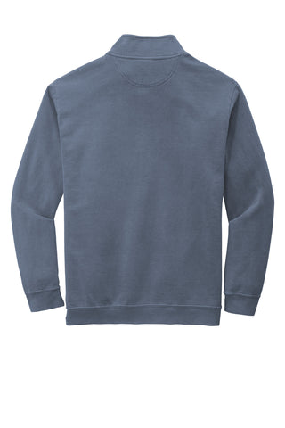 COMFORT COLORS Ring Spun 1/4-Zip Sweatshirt (Blue Jean)