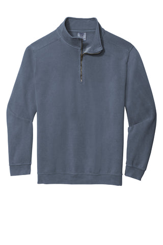 COMFORT COLORS Ring Spun 1/4-Zip Sweatshirt (Blue Jean)