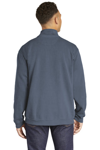 COMFORT COLORS Ring Spun 1/4-Zip Sweatshirt (Blue Jean)