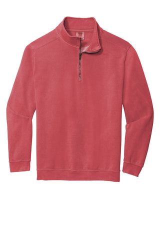 COMFORT COLORS Ring Spun 1/4-Zip Sweatshirt (Crimson)