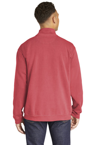 COMFORT COLORS Ring Spun 1/4-Zip Sweatshirt (Crimson)