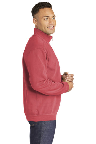 COMFORT COLORS Ring Spun 1/4-Zip Sweatshirt (Crimson)