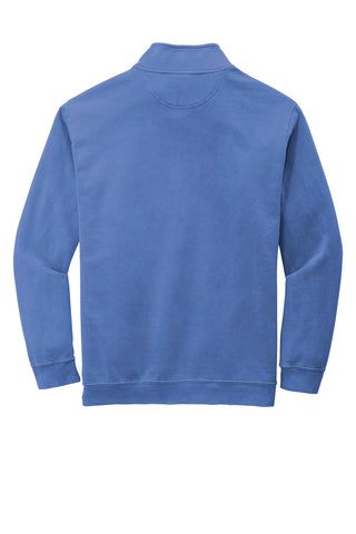 COMFORT COLORS Ring Spun 1/4-Zip Sweatshirt (Flo Blue)