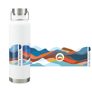 Printwear Thor Copper Vacuum Insulated Bottle 32oz (White)