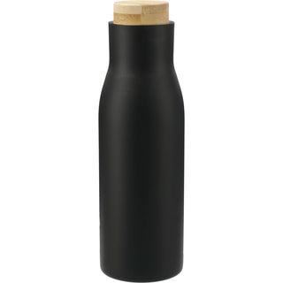 Printwear FSC 100% Bamboo Cap 17oz Shaco Copper Vac Bottle (Black)