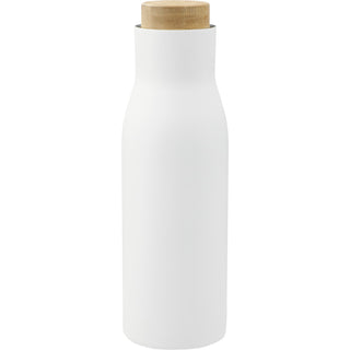 Printwear FSC 100% Bamboo Cap 17oz Shaco Copper Vac Bottle (White)