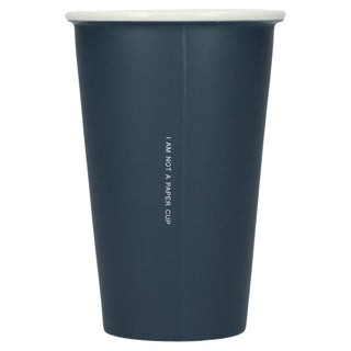 Printwear Dimple Double Wall Ceramic Cup 10oz (Navy)